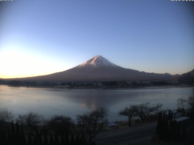 河口湖からの富士山