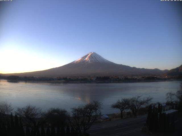 河口湖からの富士山