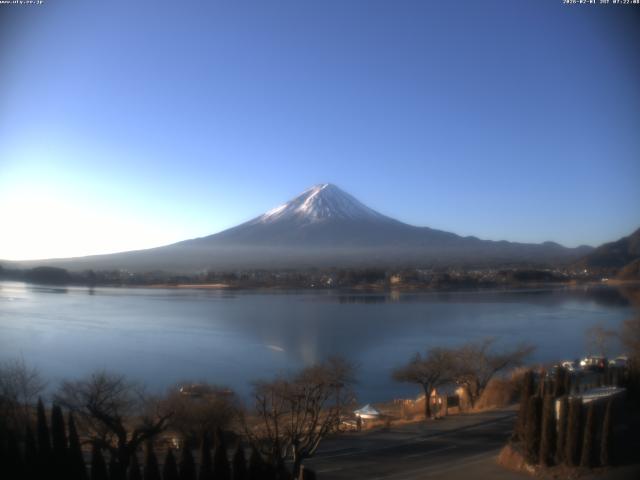 河口湖からの富士山