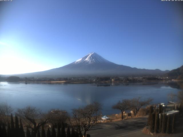 河口湖からの富士山