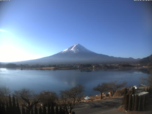 河口湖からの富士山