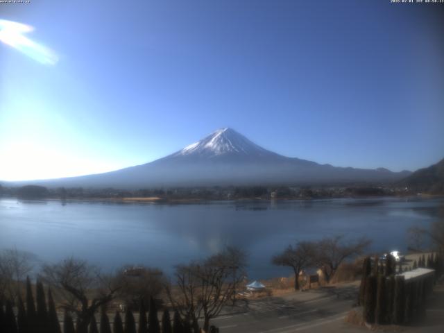 河口湖からの富士山