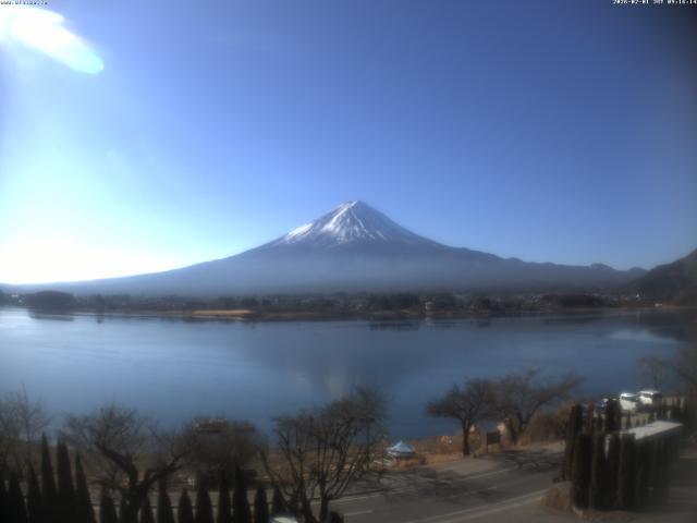 河口湖からの富士山