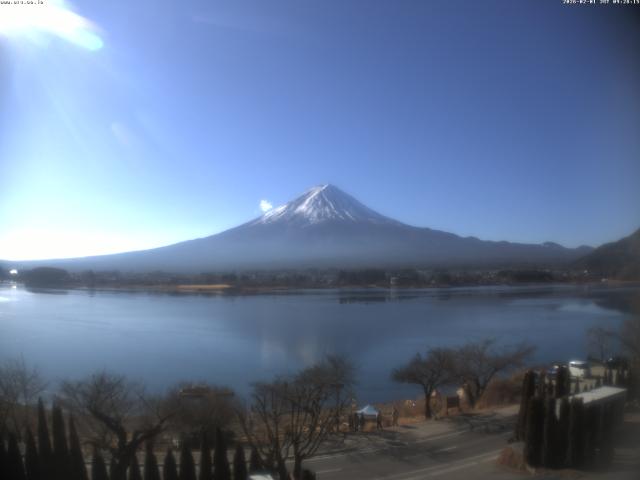 河口湖からの富士山