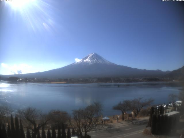 河口湖からの富士山
