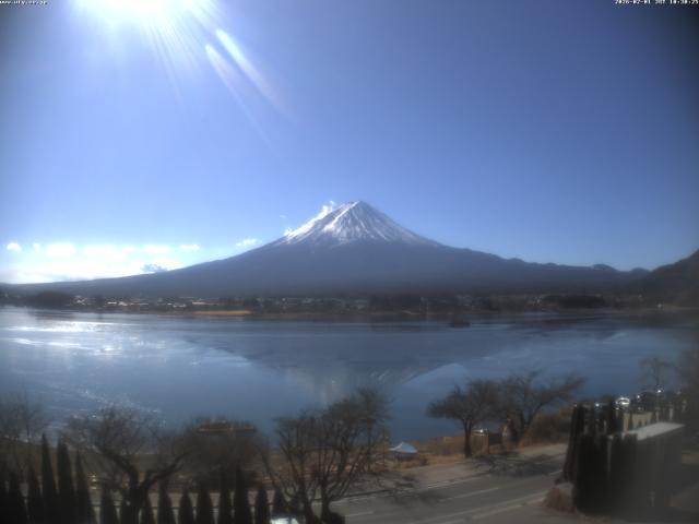河口湖からの富士山