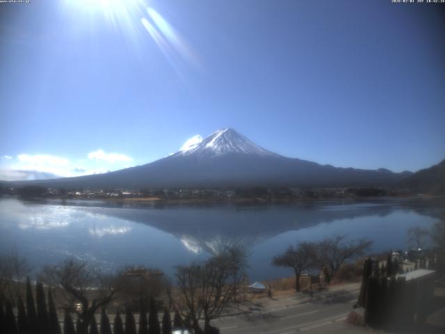 河口湖からの富士山