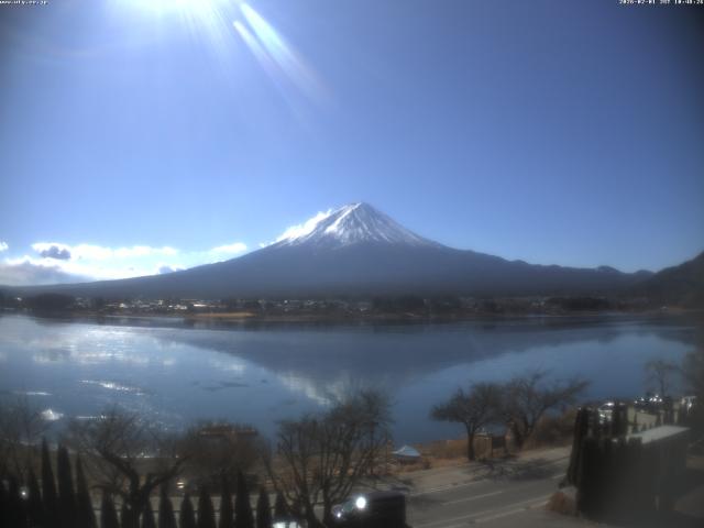 河口湖からの富士山