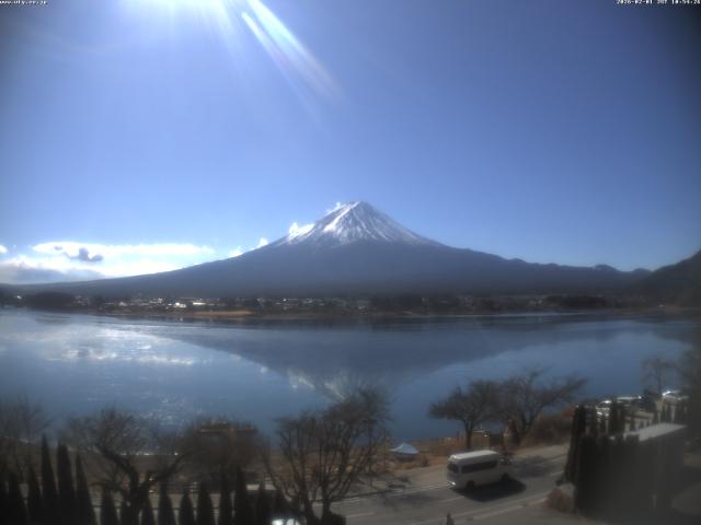 河口湖からの富士山