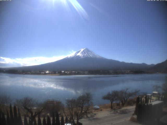 河口湖からの富士山