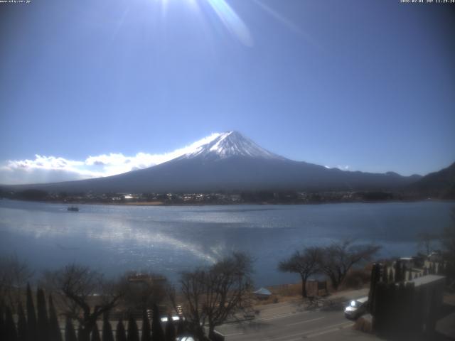 河口湖からの富士山