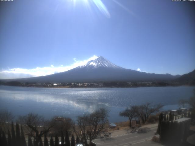 河口湖からの富士山
