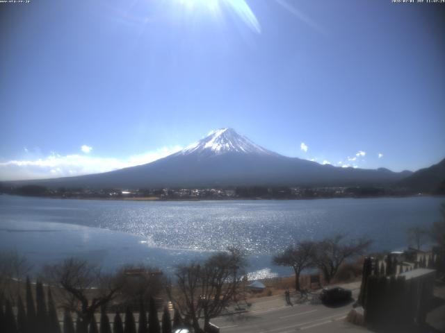 河口湖からの富士山