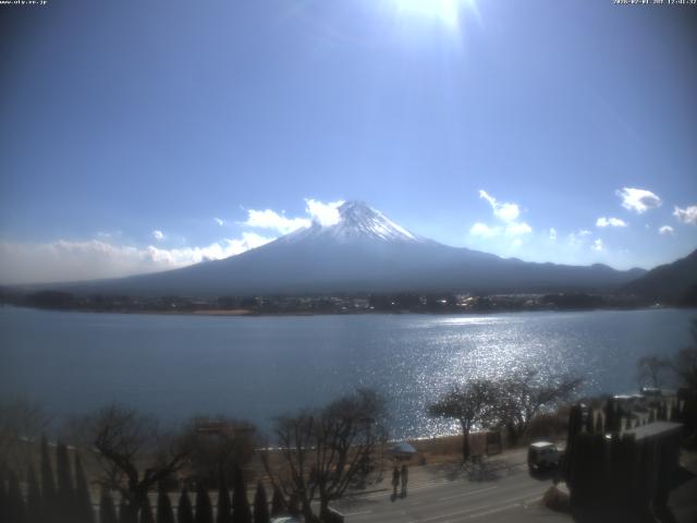 河口湖からの富士山