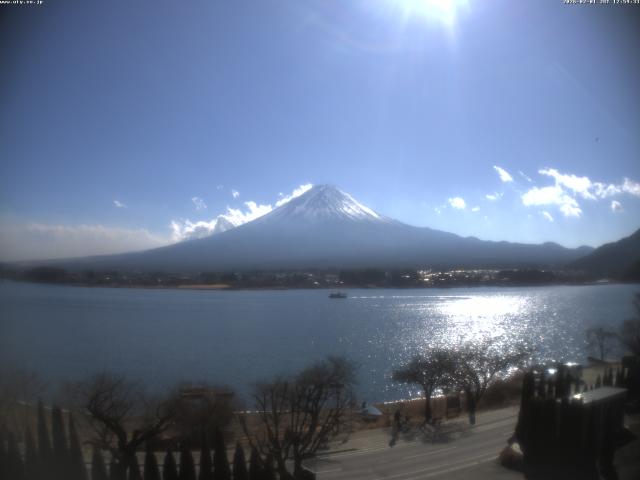 河口湖からの富士山