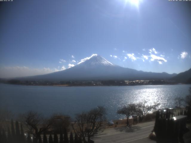 河口湖からの富士山
