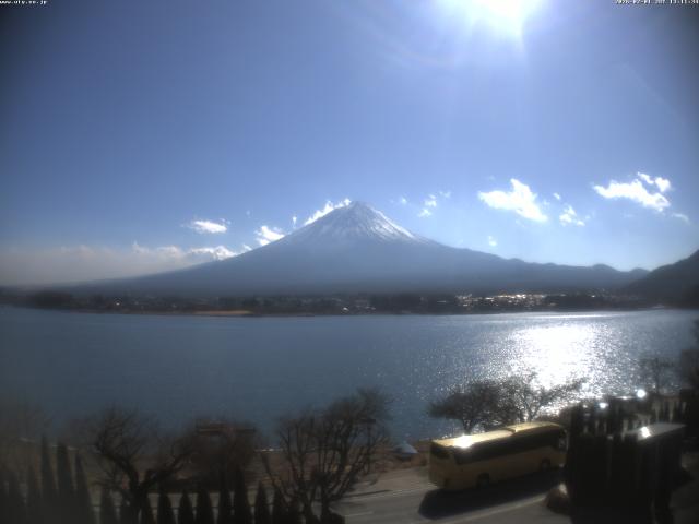 河口湖からの富士山
