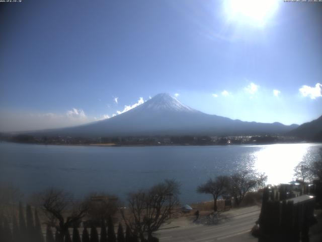 河口湖からの富士山