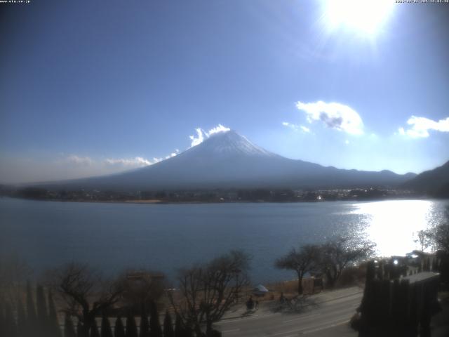 河口湖からの富士山