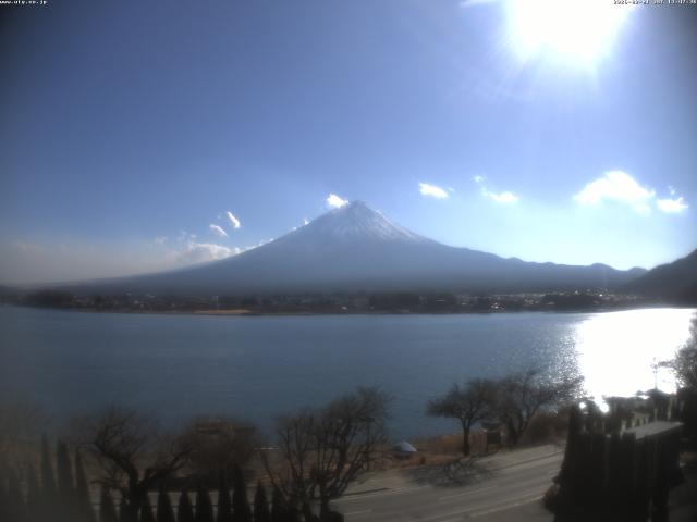 河口湖からの富士山