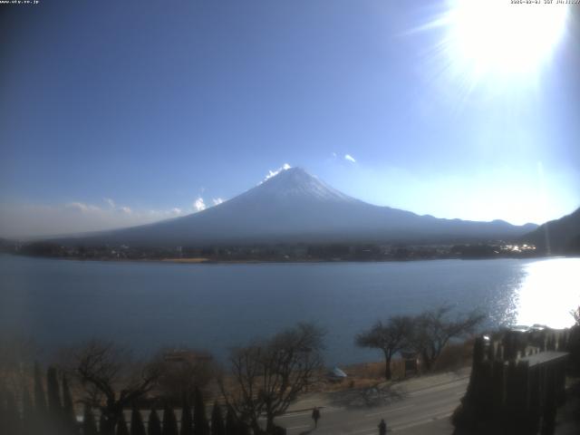 河口湖からの富士山
