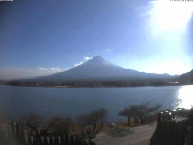 河口湖からの富士山