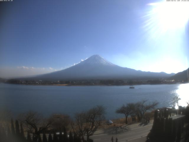 河口湖からの富士山