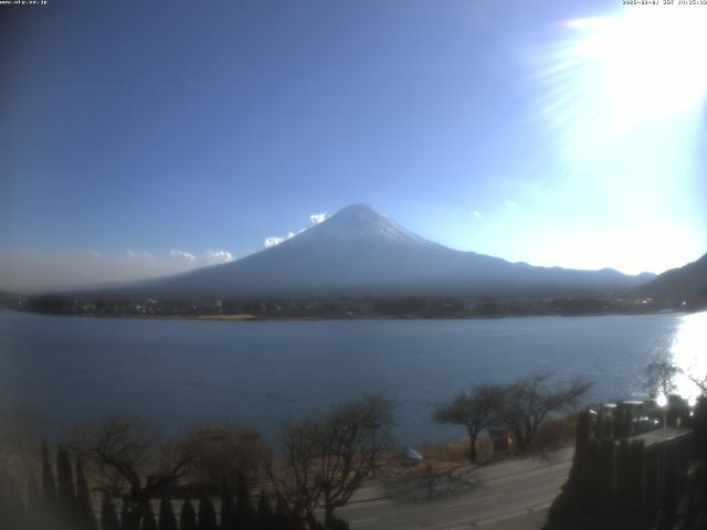 河口湖からの富士山