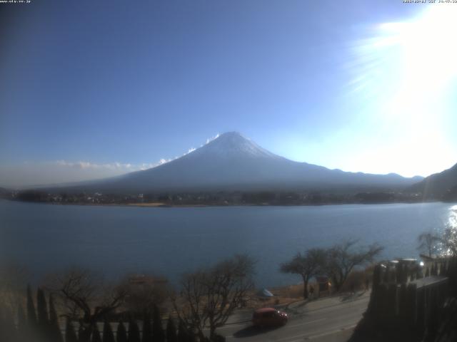 河口湖からの富士山
