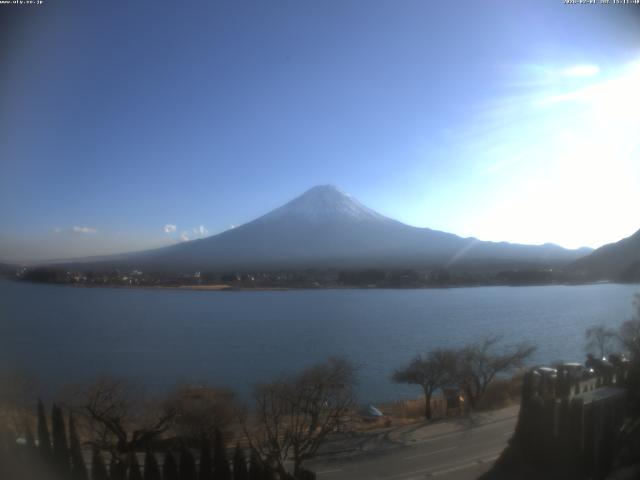 河口湖からの富士山