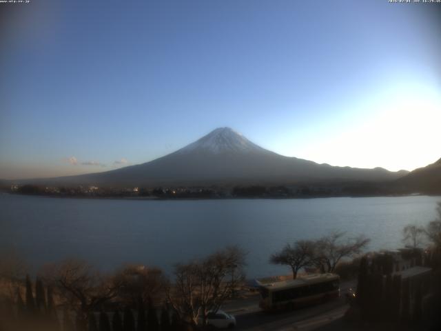 河口湖からの富士山