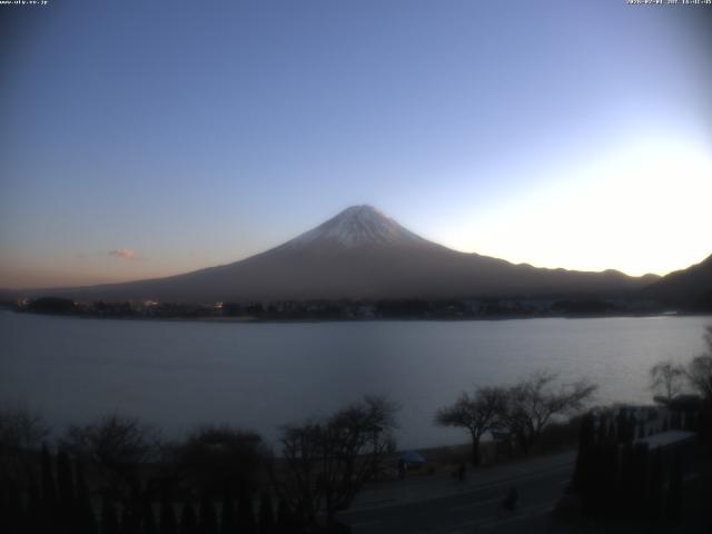 河口湖からの富士山