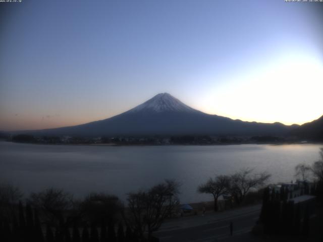 河口湖からの富士山