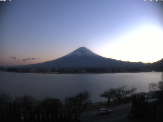 河口湖からの富士山