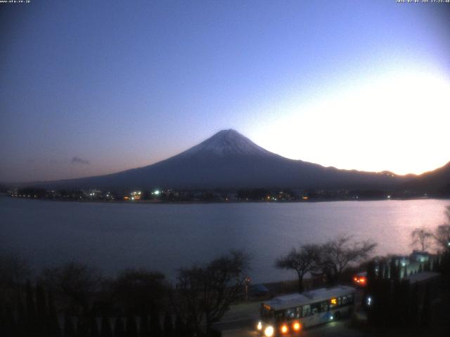 河口湖からの富士山