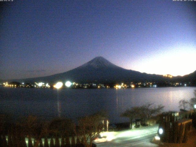 河口湖からの富士山