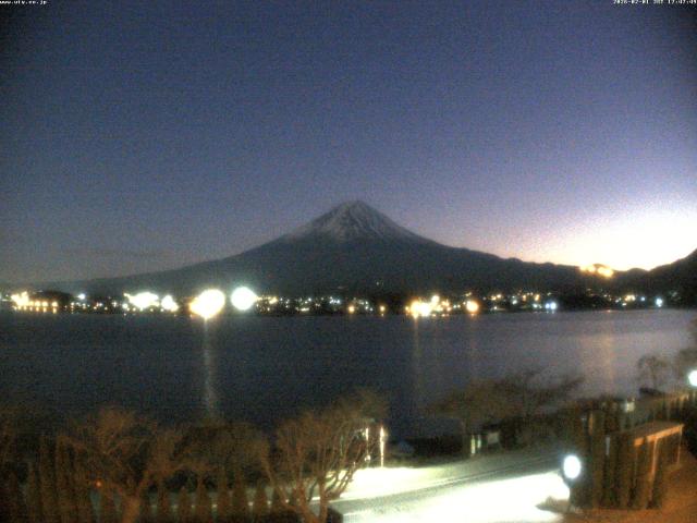 河口湖からの富士山