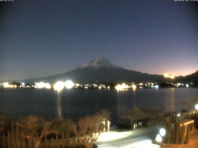 河口湖からの富士山