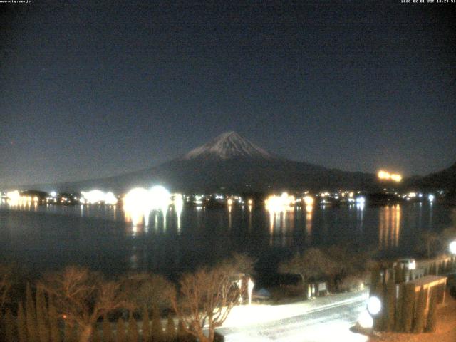 河口湖からの富士山