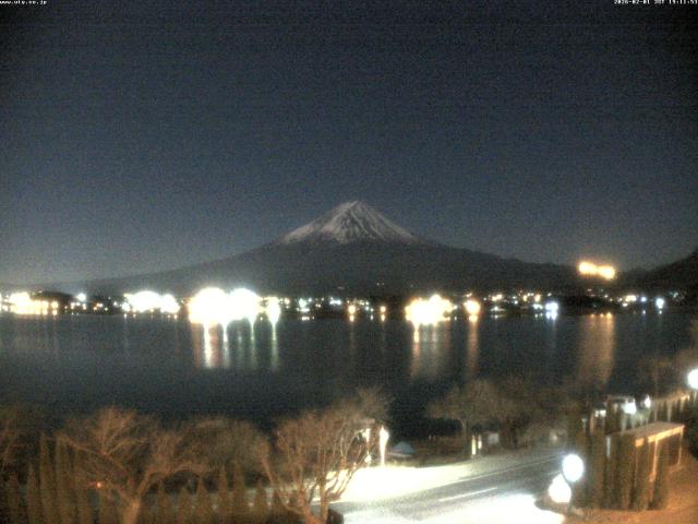 河口湖からの富士山