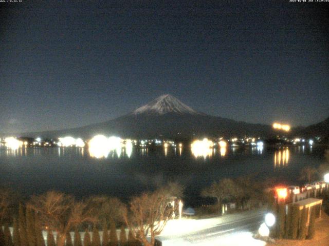 河口湖からの富士山