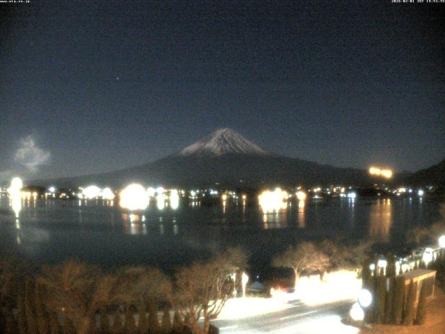 河口湖からの富士山