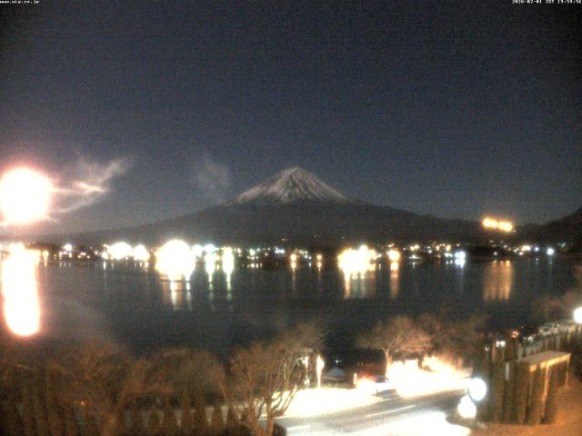 河口湖からの富士山