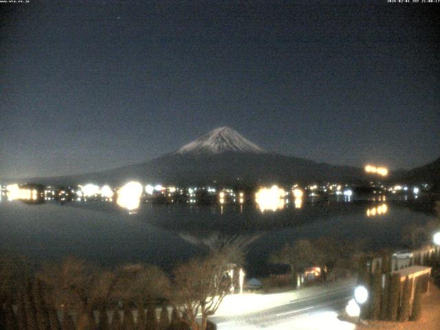河口湖からの富士山