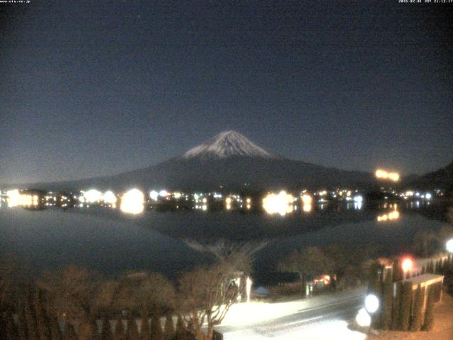 河口湖からの富士山