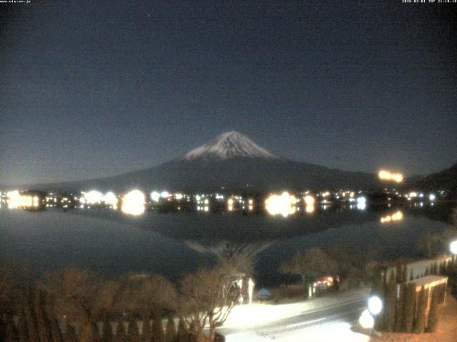 河口湖からの富士山