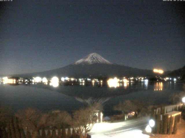 河口湖からの富士山