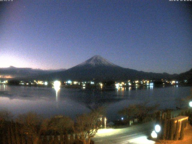 河口湖からの富士山