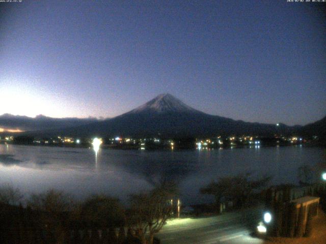 河口湖からの富士山