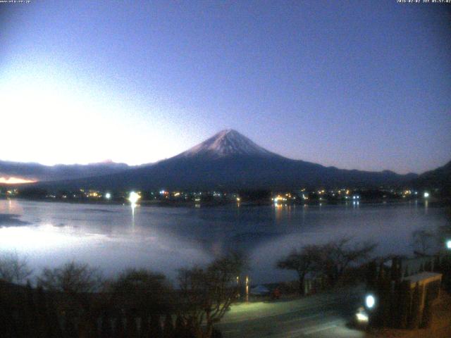 河口湖からの富士山